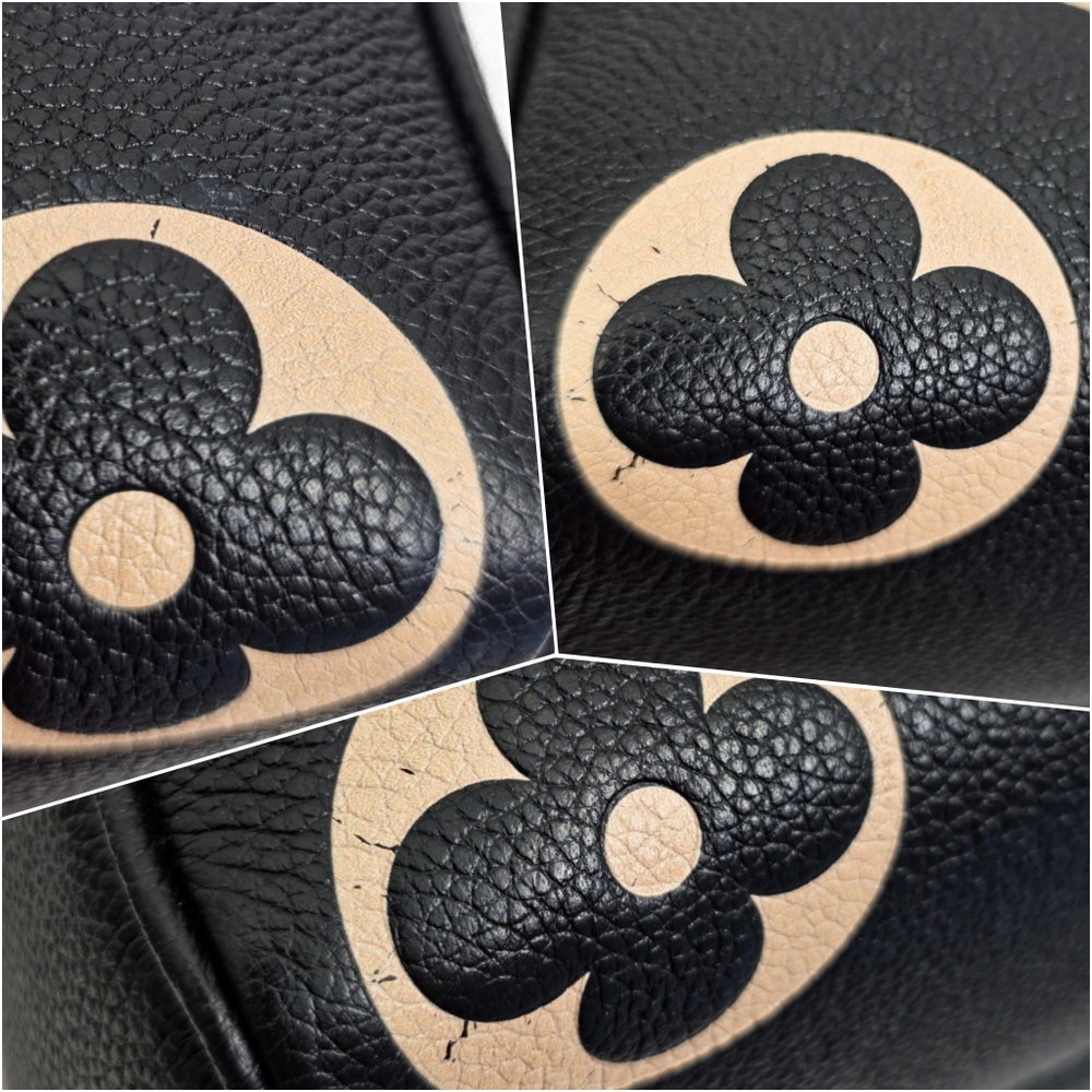 Louis Vuitton Speedy Bandouliere 25 Bicolor Empreinte Black Crossbody Bag - Picture 8 of 17